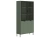 Шкаф BRW Paloma REG2W2D (Черный/Дымчатый зеленый) Шкаф BRW Paloma REG2W2D (Черный/Дымчатый зеленый)