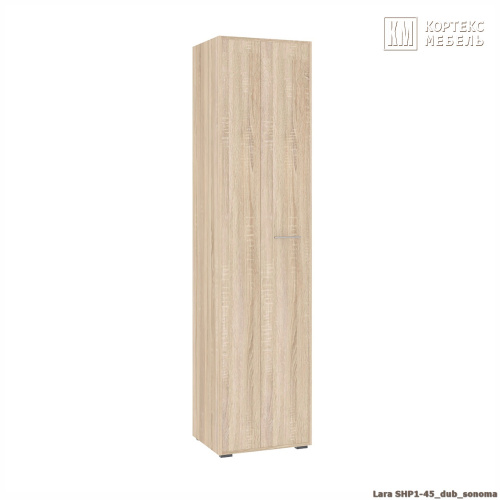 Шкаф в прихожую КортексМебель ЛАРА ШП1-45 (Дуб сонома)