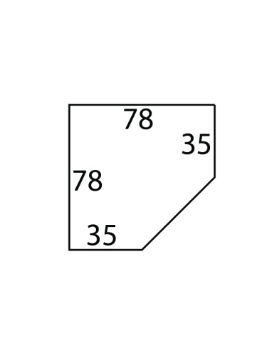Шкаф anrex OSKAR угловой с полками L-P