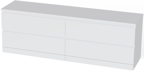 Комод Mebelain ВАРМА 4Д Белый