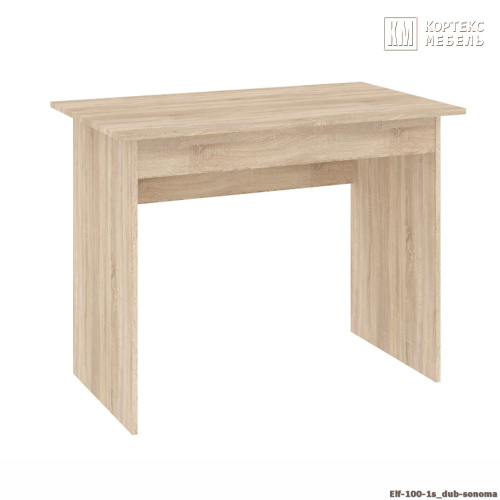 Стол компьютерный КортексМебель ЭЛЬФ 100-1ш (Дуб сонома)
