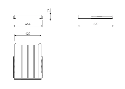 Брючница Новус Индустри Макс выдвижная 2.06.19.480.4 (Серый)
