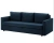 Диван-кровать TOIVO SKIFTEBO Dark blue