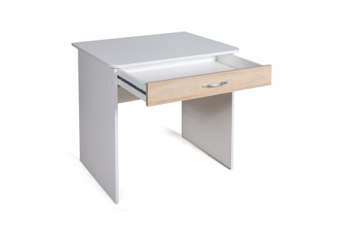 Стол компьютерный МебельКласс Форум (Белый/Дуб сонома)