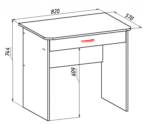 Стол компьютерный МебельКласс Форум (Венге - Ясень шимо св)