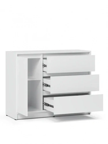 Тумба ЭлиГард Brighton 1D3S (Белый)