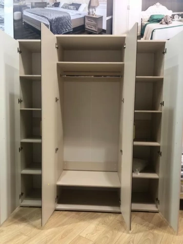 Шкаф ЭРА Замира 4-дверный Бежевый