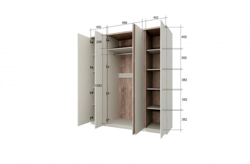 Шкаф anrex LIMA 4DG