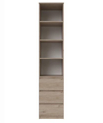 Шкаф для книг MYSTAR 3Я Сноули ИВ-121.20 (Гикори Кингстон)