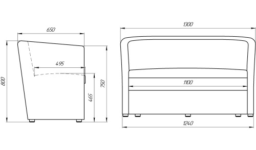 Диван Лама-Мебель Рико