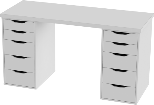 Стол письменный Mebelain ИНГАР 2/55 Белый