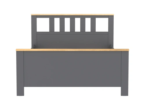 Кровать Новус Индустри Сага 2.08.04.060.15 (Серый/Ясень)
