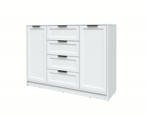 Тумба Интерлиния Концепт КТ-Т140 Тренд (Белый платинум/Белый)