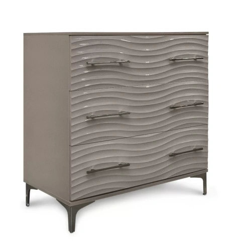 Комод ЭРА Gravita Серый камень глянец