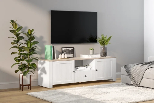 Тумба Речицадрев Неаполь Р 394.02 (Белый/Дуб салерно)