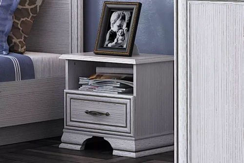 Тумба anrex TIFFANY прикроватная 1S (вудлайн кремовый)