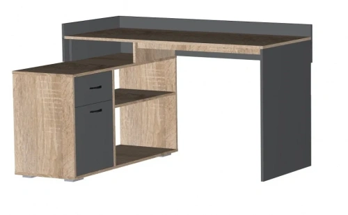 Стол письменный МебельКласс Имидж-2 (Антрацит/Дуб сонома)