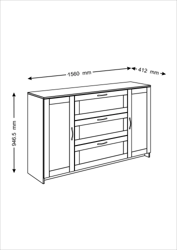 Тумба Новус Индустри Сириус 2.02.03.290.1 (Белый)