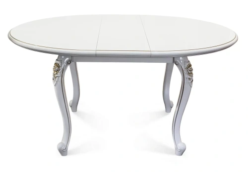 Стол ЭРА Натали круглый Белый глянец