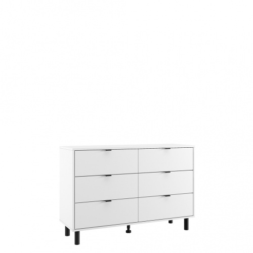 Комод ЭЛИГАРД MONE 6S (Белый)