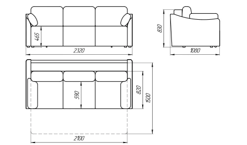 Диван-кровать Лама-мебель Рио