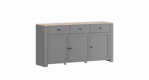 Тумба Речицадрев Неаполь Р 394.01 (Агат серый/Дуб салерно)