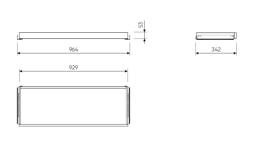 Полка Новус Индустри Макс выдвижная 2.06.20.590.1 (Белый)