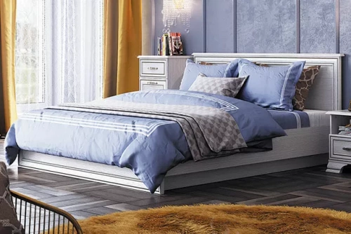 Кровать anrex TIFFANY 160 с подъемником (вудлайн кремовый)