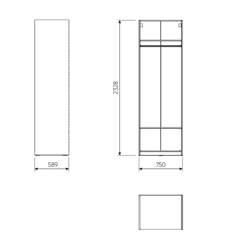 Стеллаж Новус Индустри Макс 2.06.07.230.1 (Белый)