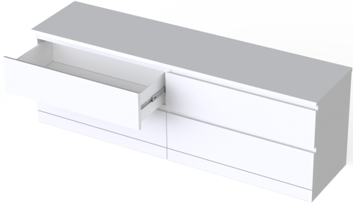 Комод Mebelain ВАРМА 4Д Белый