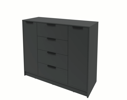 Тумба Интерлиния Концепт КТ-Т120 (Антрацит/Антрацит)