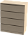Комод Mebelain ВАРМА 4 Беленый дуб