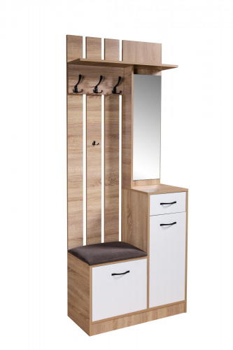 Прихожая МебельКласс Дейтон (Белый/Дуб сонома)