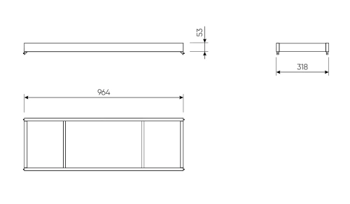 Штанга Новус Индустри Макс 2.06.18.470.1 (Белый)