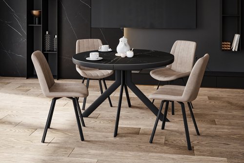 Стул B224-M LATTE VL61 BK