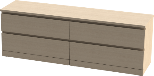 Комод Mebelain ВАРМА 4Д Беленый дуб